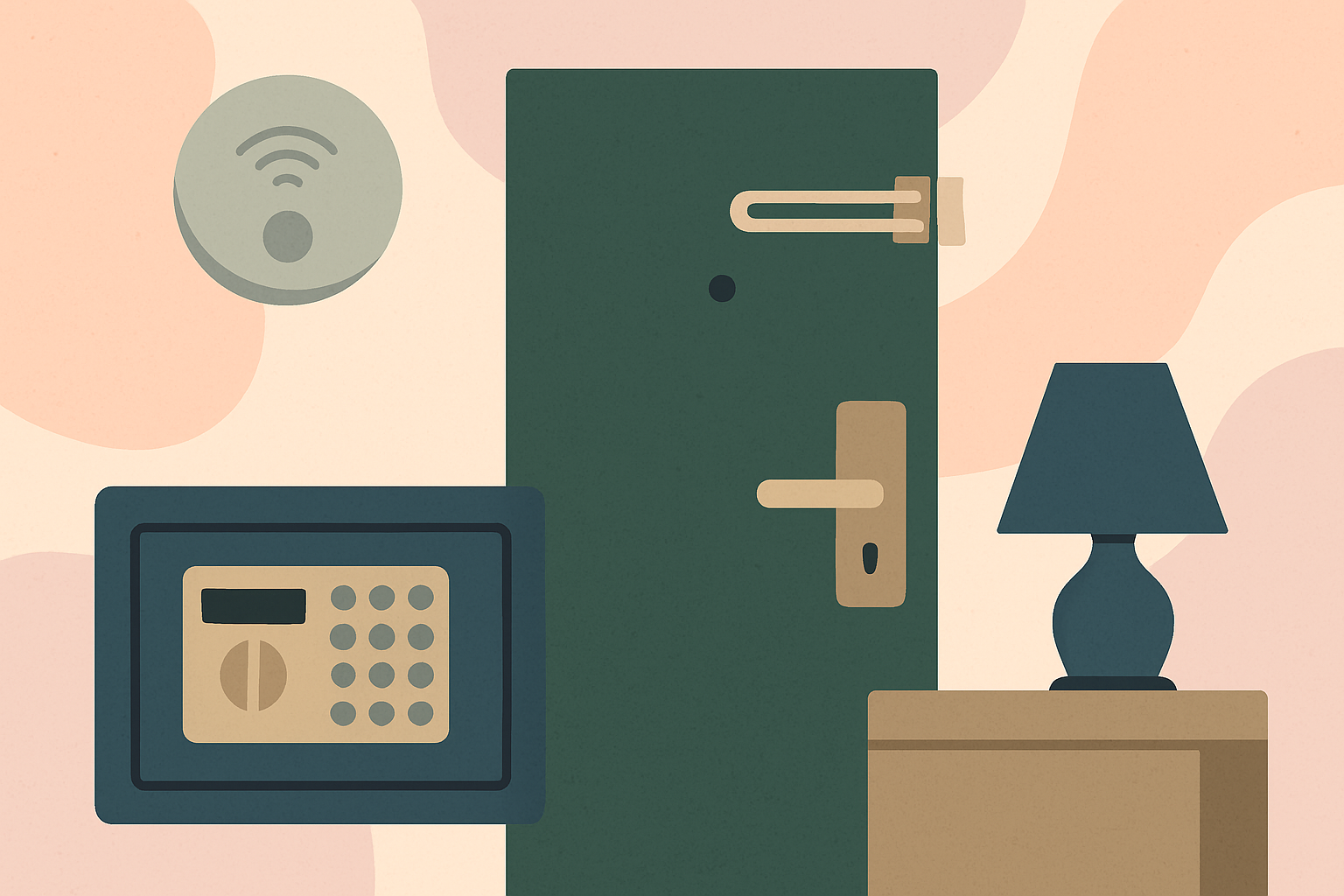 Cover image for Safety features to look for in hotel rooms